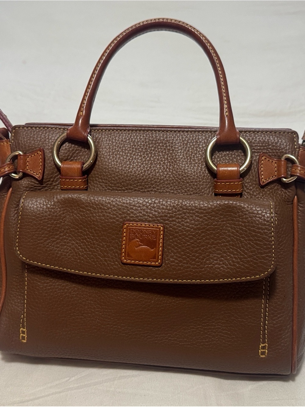 Dooney & Bourke Florentine Pocket Satchel - Picture 2 of 15